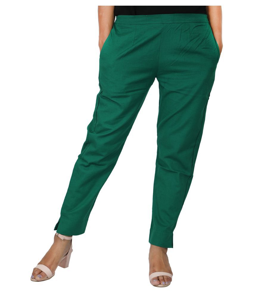 green colour formal pant