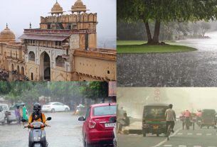 Weather report: Heavy rains and hailstorm lash in Jaipur